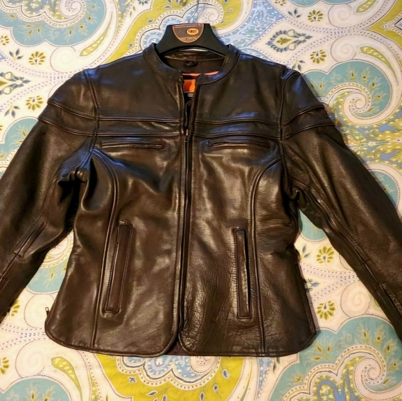 Women's First Classics Size Medium Genuine Leather Riding Coat